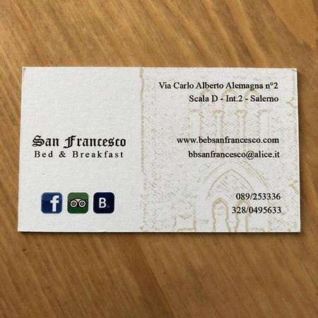Bed & Breakfast San Francesco Salerno Exterior foto